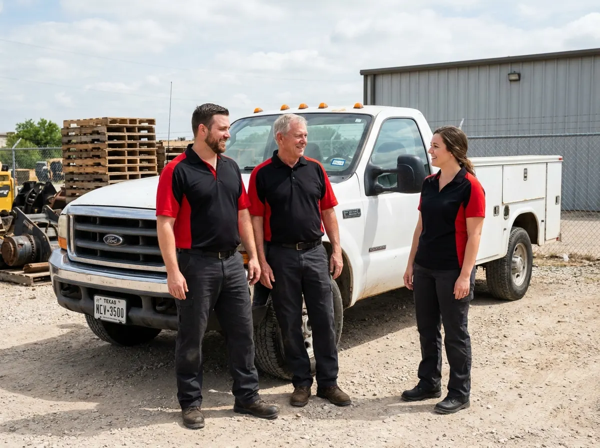 Sunset Ridge Dumpster Rental equipment rental service team in Fort Worth, TX